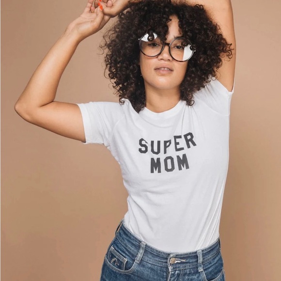 Bee & Fox SUPER MOM tee - Picture 4 of 7